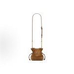 SAINT LAURENT Jamie Small lucky Bag, golden hardware accessories crossbody bag, Mini Women\'s caramel Cognac color